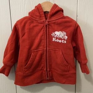 Roots Orange & White Hoodie